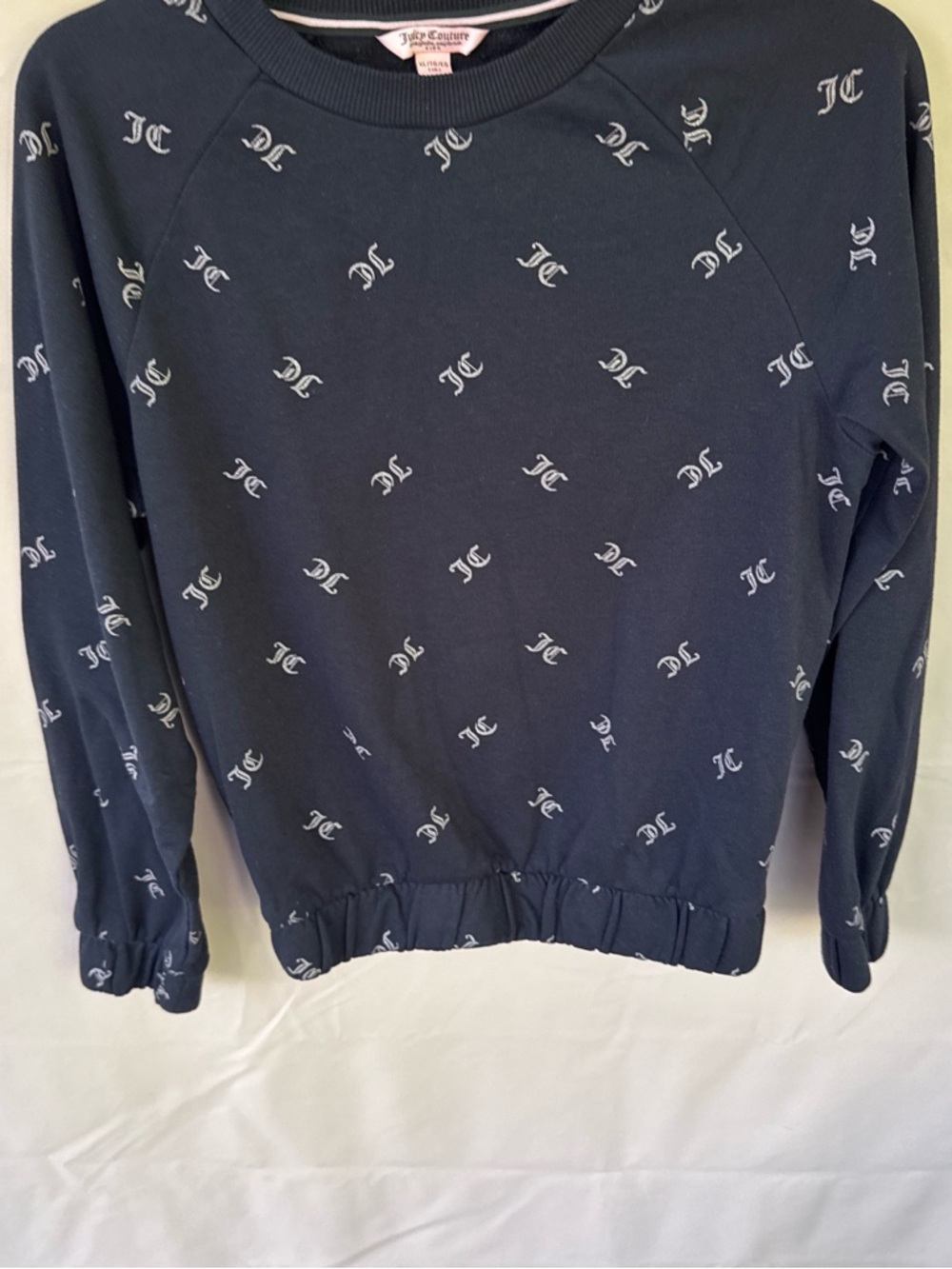 Juicy Couture Navy Logo  Sweatshirt